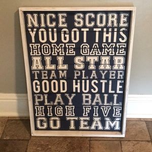 Target Pillowfort Sports Sign